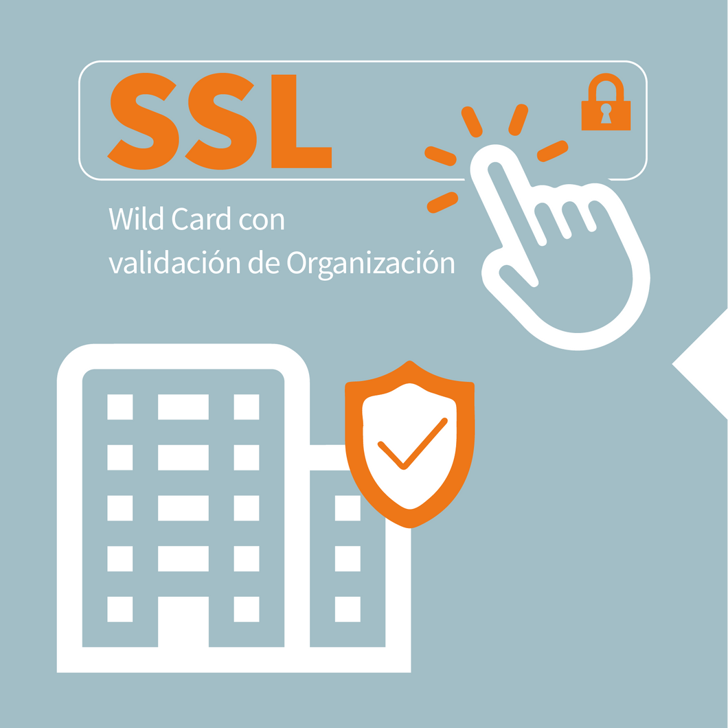Certificado SSL Wild Card con validación de organización a 12 meses